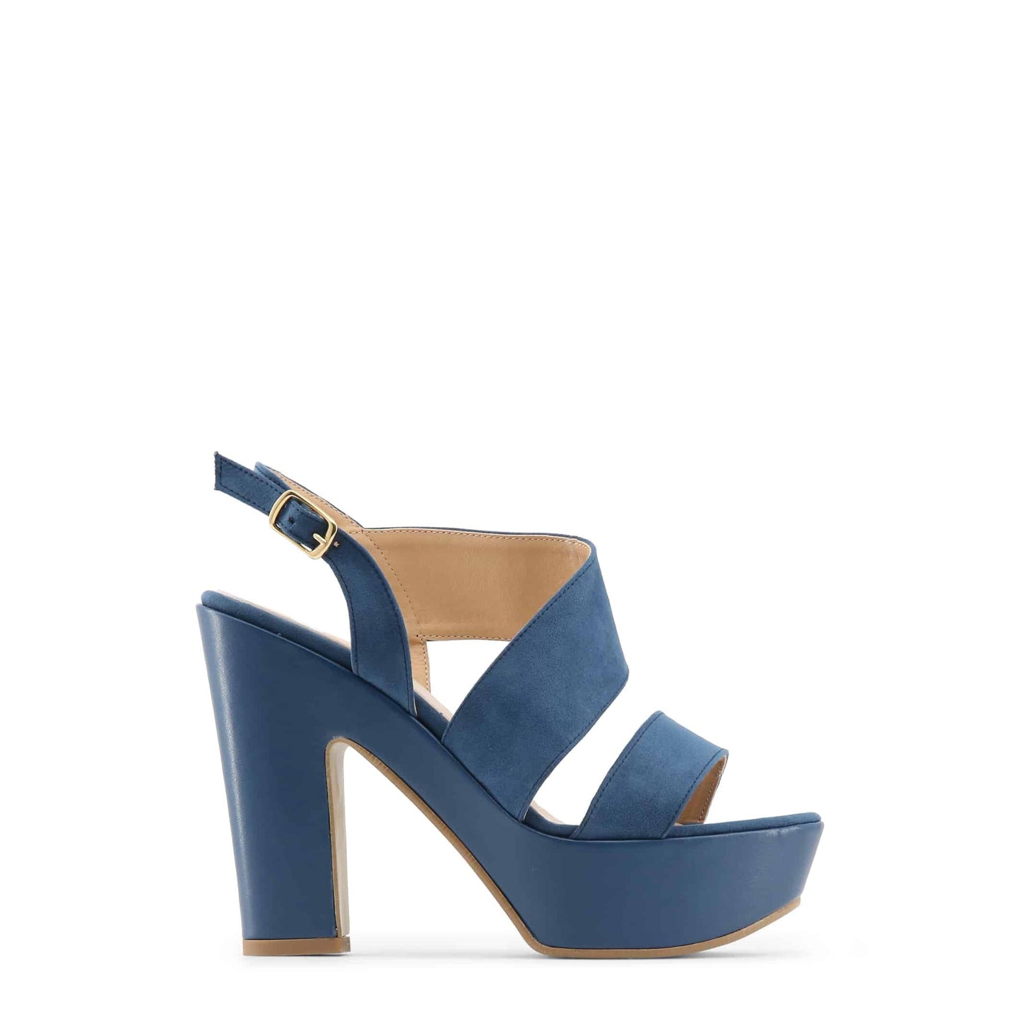 Made in Italia "FIAMMETTA" Platform Sandals (Navy Blue)
