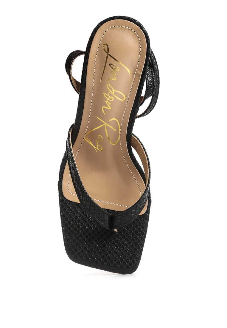 London Rag “Celty” Ankle Strap Heel Sandals