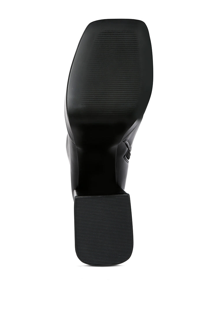 London Rag “Fanning” Platform Long Boots