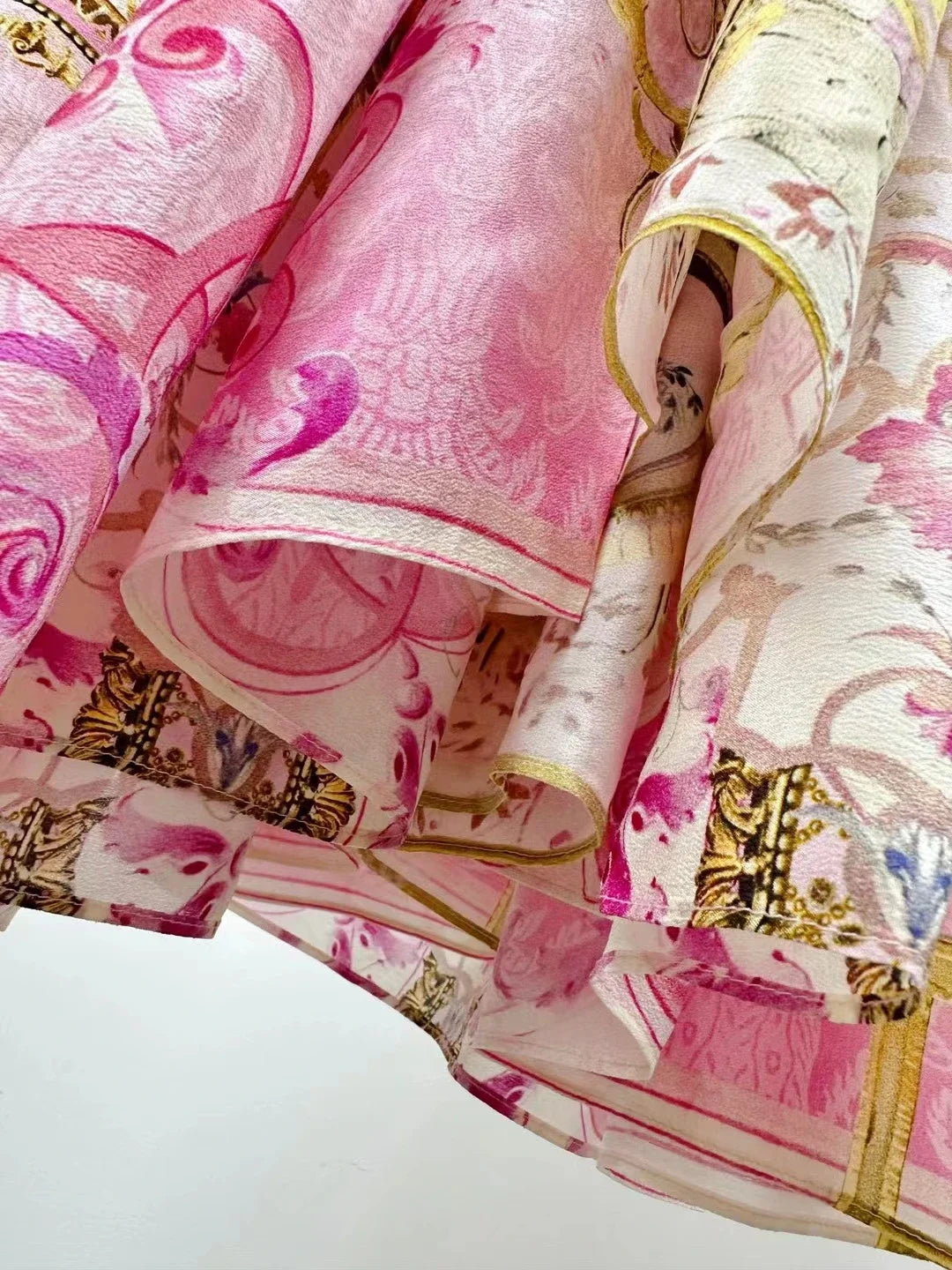 CAMILLA 100% SIlk "Fresco Fairytale" Maxi Dress