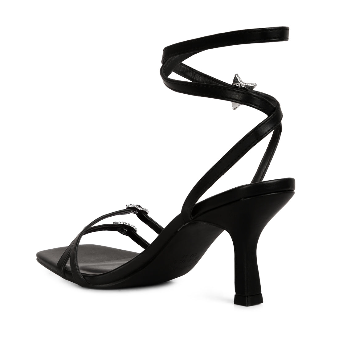 London Rag Y2K Iridescent Kitten Heels