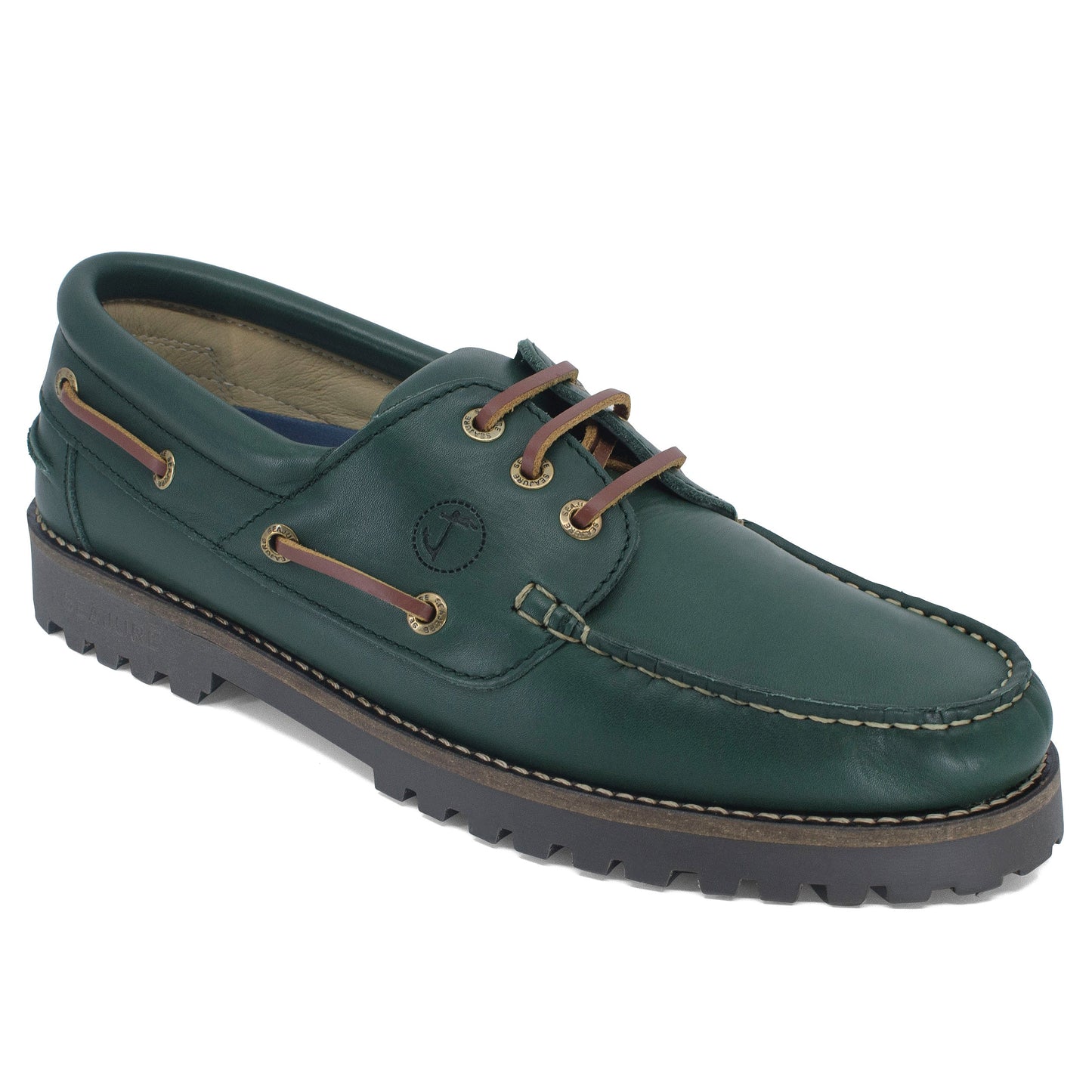 Men's Seajure "Keem" Leather Boat Shoes