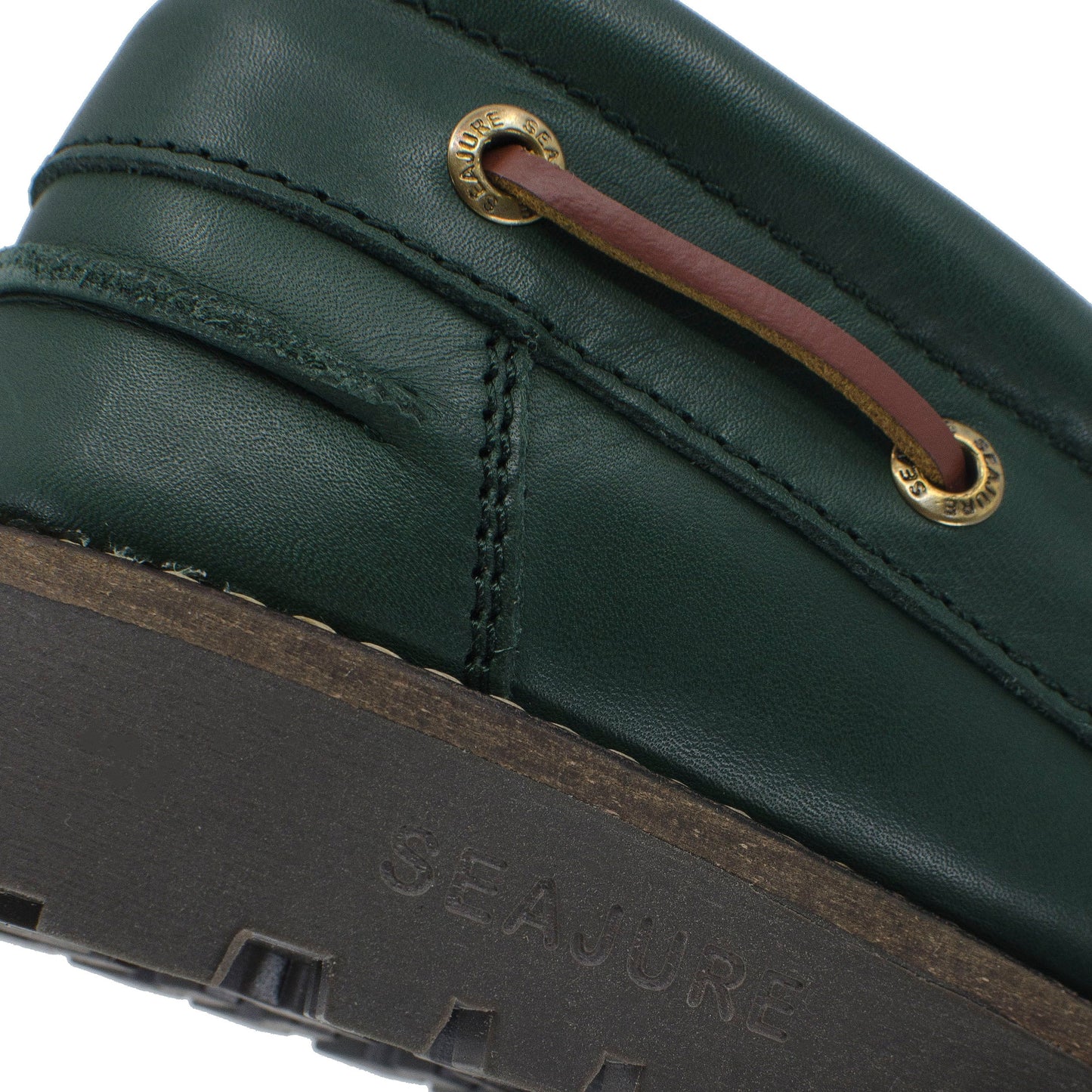 Men's Seajure "Keem" Leather Boat Shoes