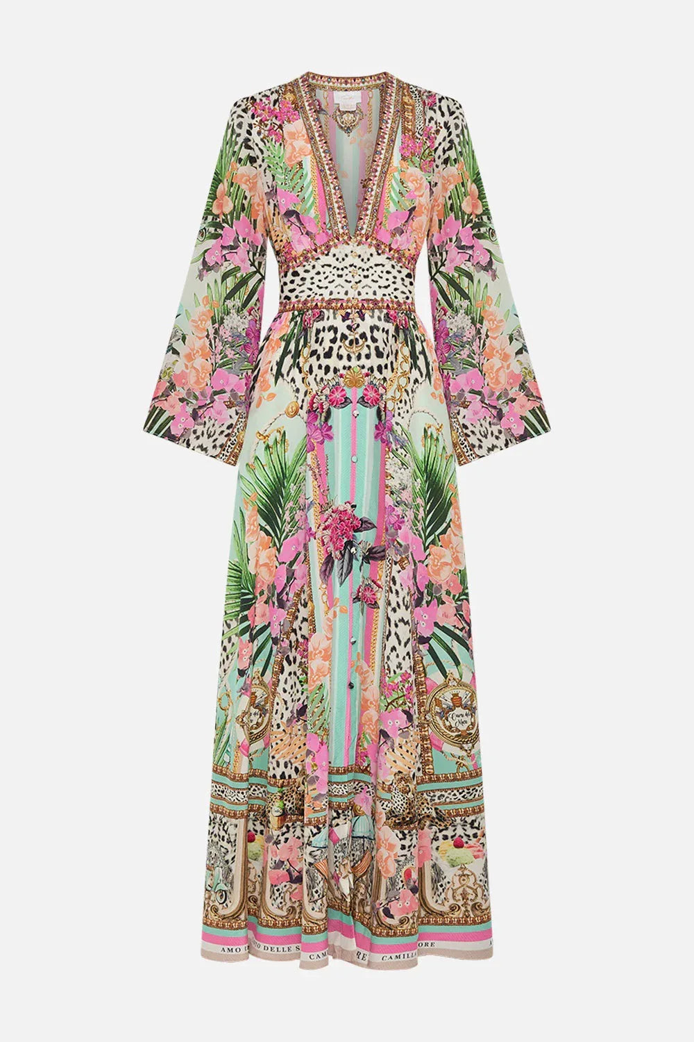 CAMILLA 100% Silk "Dear Amore Mio" Kimono Dress