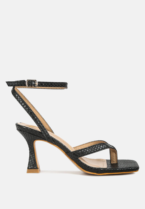 London Rag “Celty” Ankle Strap Heel Sandals