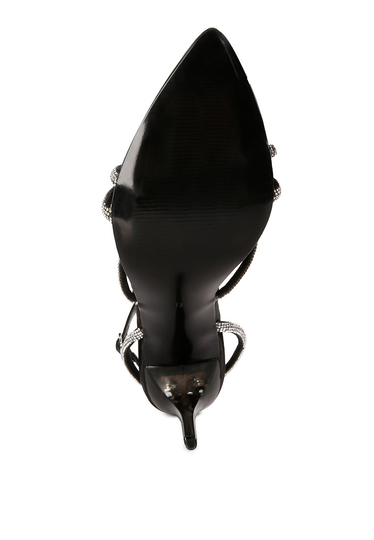 London Rag “Dare Me” Embellished Point Stiletto