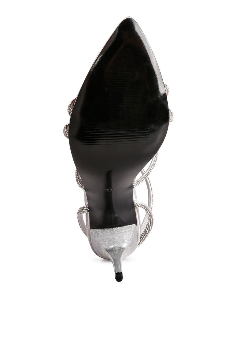 London Rag “Dare Me” Embellished Point Stiletto
