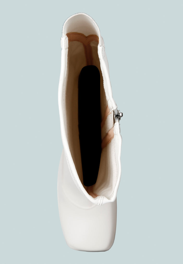 London Rag “Fanning” Platform Long Boots