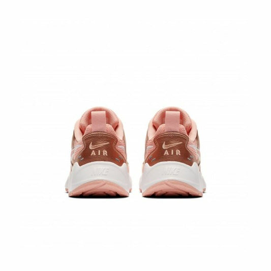NIKE Women's Air Heights Sneakers (Coral & Rose Gold)