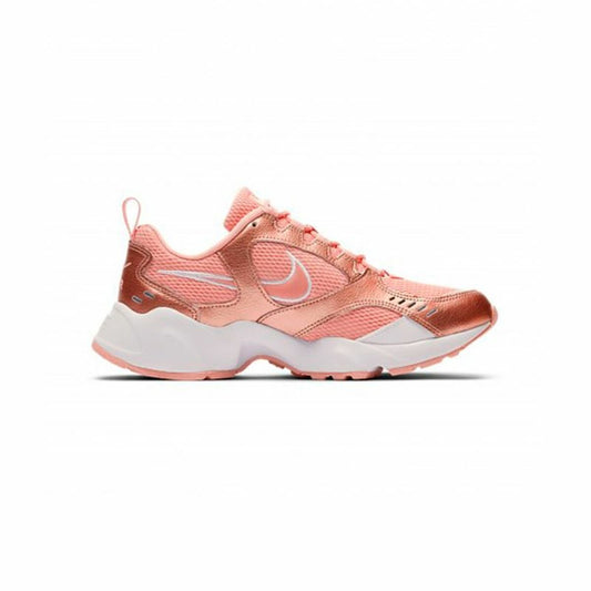 NIKE Women's Air Heights Sneakers (Coral & Rose Gold)