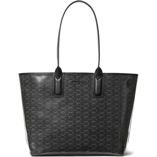 Michael Kors Large Jodie Jacquard Tote (Black)