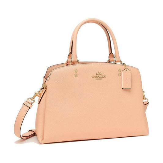 Coach 'Lillie" Genuine Leather Carryall (Pink)