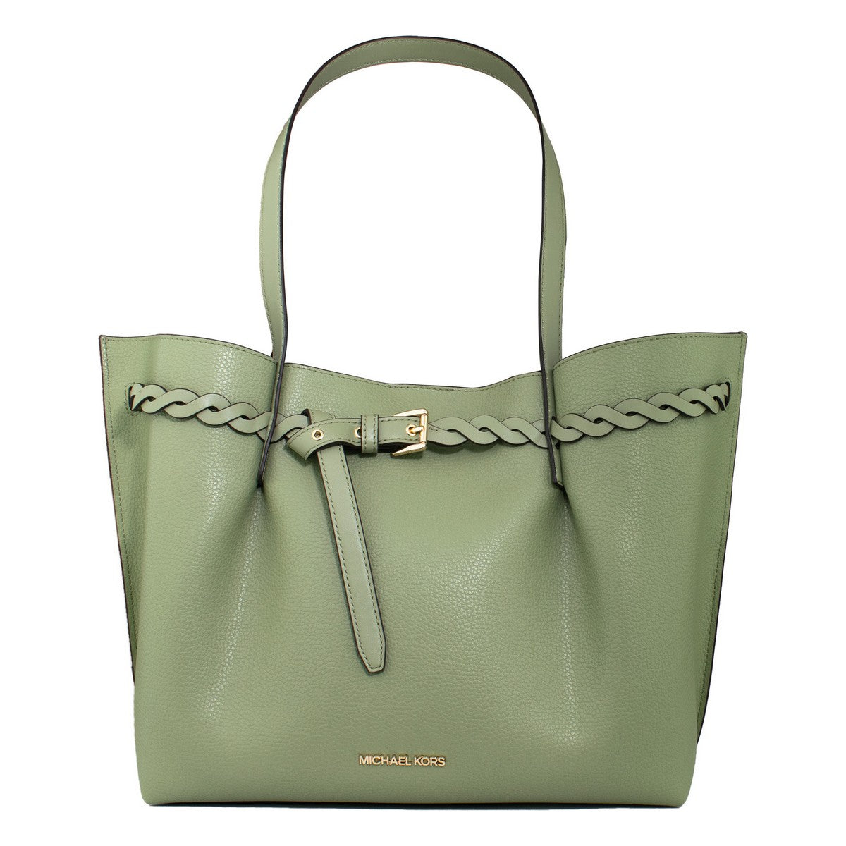 Michael Kors Large Emilia Tote Bag (Light Sage Green)