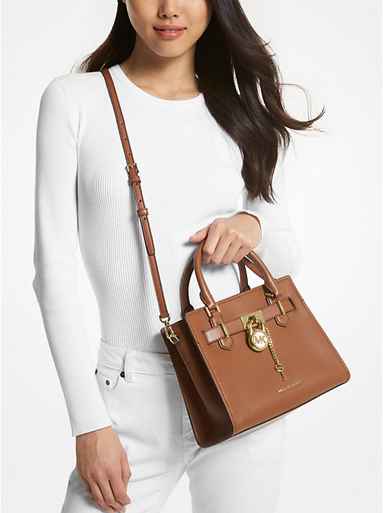 Michael Kors Medium Hamilton Bag (Brown)