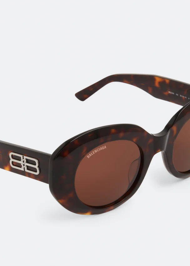 BALENCIAGA Rive Gauche Round Sunglasses