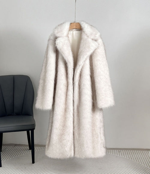 Royal Faux Fur Maxi Coat
