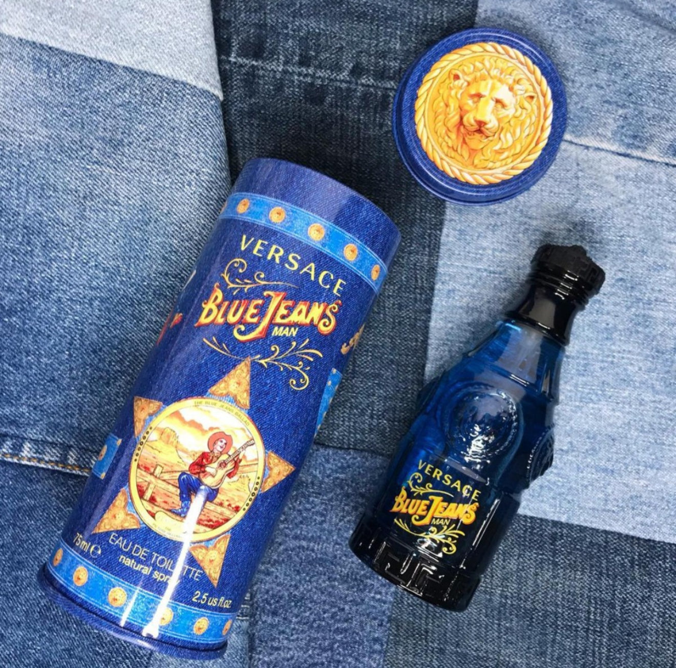Versace Men's Blue Jeans Perfume (75 ml)