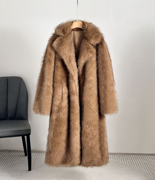 Royal Faux Fur Maxi Coat