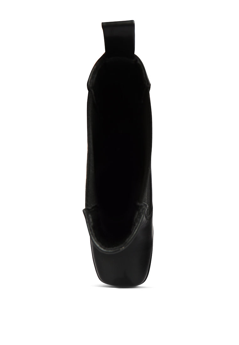 London Rag “Frosty” High Platform Chelsea Boots