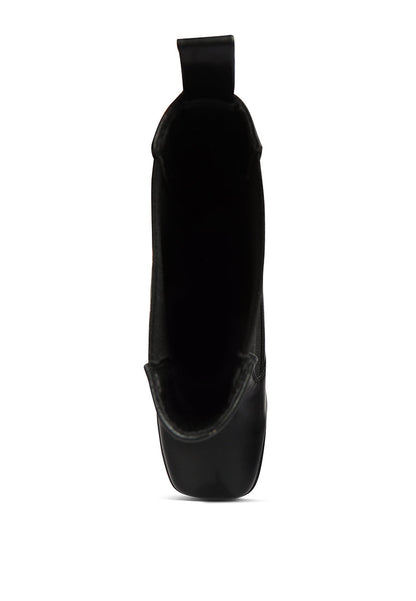 London Rag “Frosty” High Platform Chelsea Boots