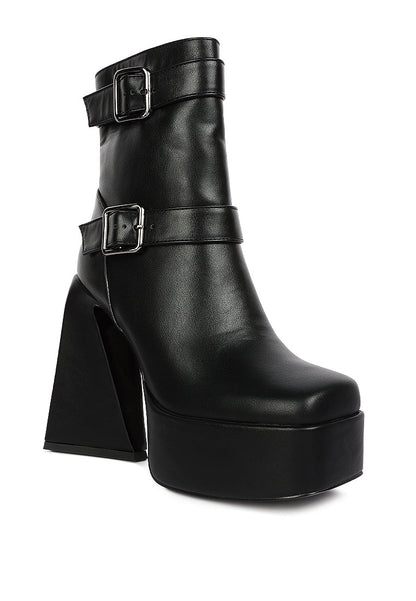 London Rag "Hot Cocoa" Platform Ankle Boots