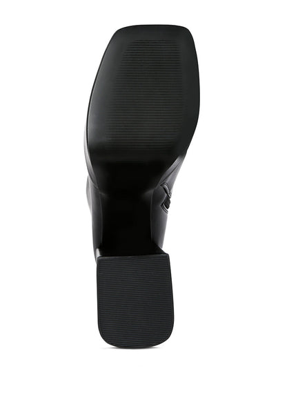 London Rag “Fanning” Platform Long Boots