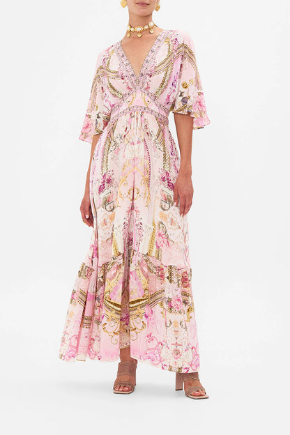 CAMILLA 100% SIlk "Fresco Fairytale" Maxi Dress
