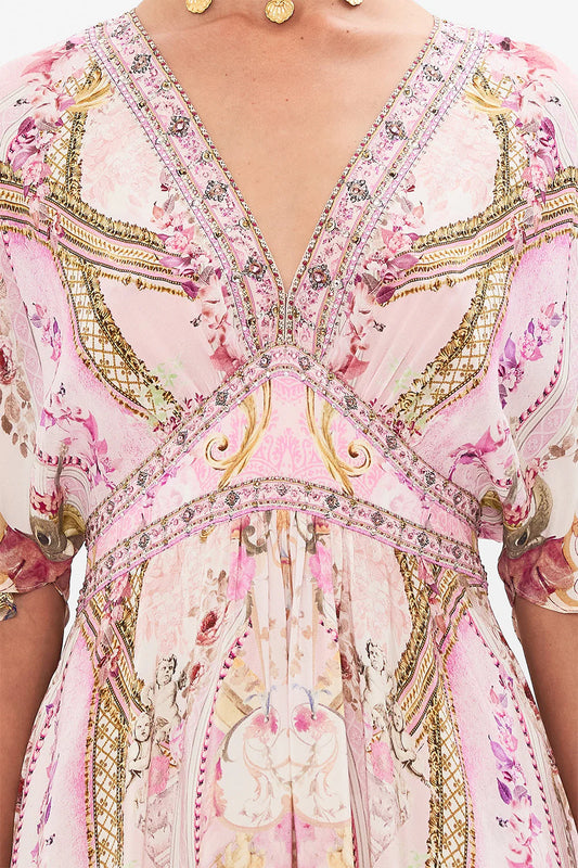 CAMILLA 100% SIlk "Fresco Fairytale" Maxi Dress