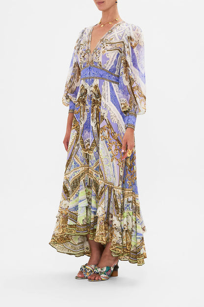 CAMILLA 100% Silk "Guilded Pleasures" Maxi Dress