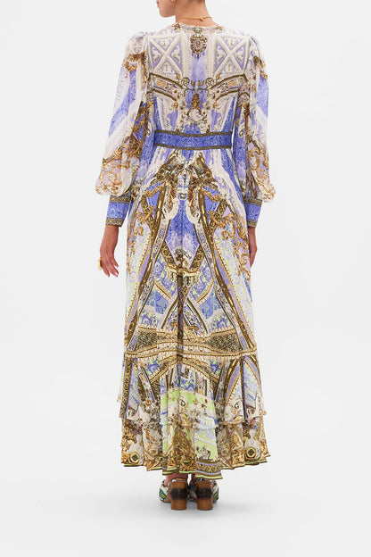 CAMILLA 100% Silk "Guilded Pleasures" Maxi Dress
