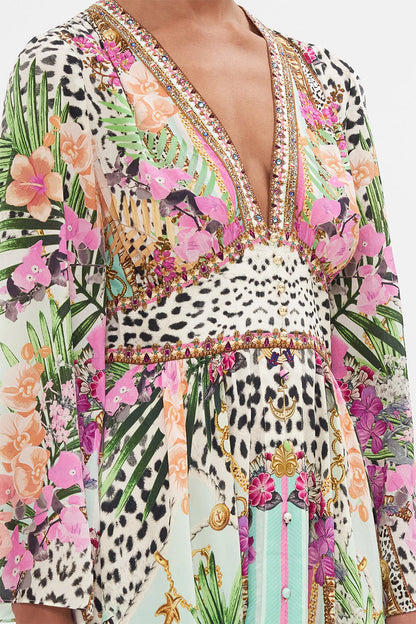 CAMILLA 100% Silk "Dear Amore Mio" Kimono Dress