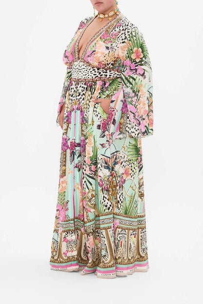 CAMILLA 100% Silk "Dear Amore Mio" Kimono Dress