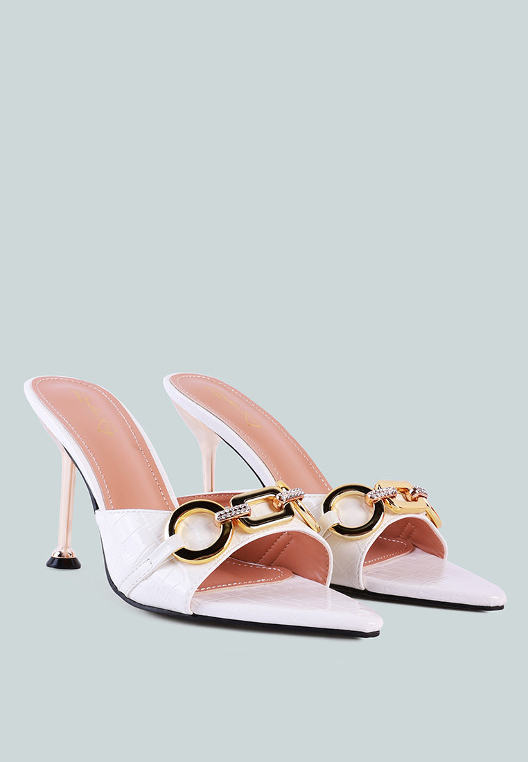 London Rag “Drippin Hot” PU Croc Mule