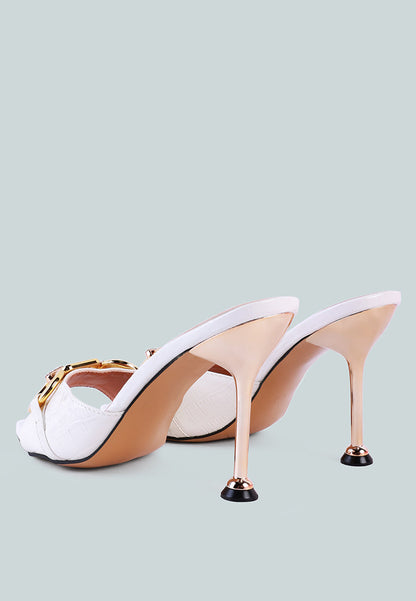 London Rag “Drippin Hot” PU Croc Mule