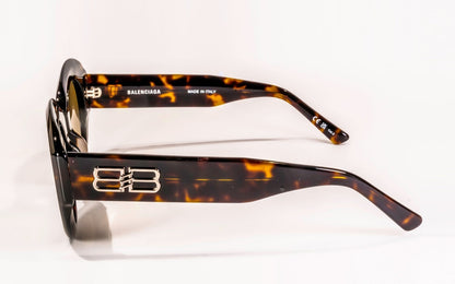 BALENCIAGA Rive Gauche Round Sunglasses
