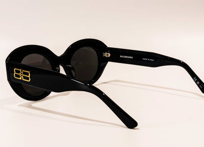 BALENCIAGA Rive Gauche Round Sunglasses