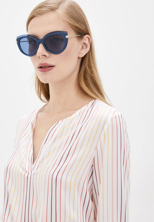 Jimmy Choo CLEA Star Sunglasses (BLUE)