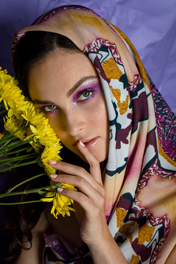 Printed Sway Modal Square Scarf