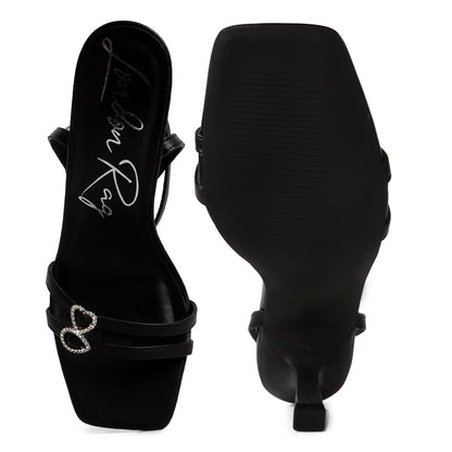 London Rag Y2K Iridescent Kitten Heels