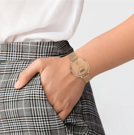 Versace Versus "La Villette" Stainless Pink Watch