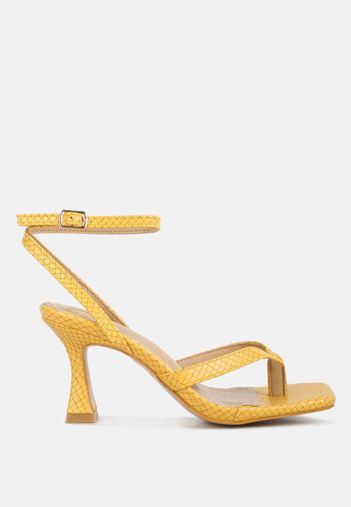 London Rag “Celty” Ankle Strap Heel Sandals