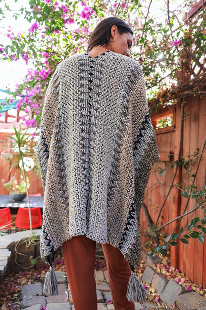 Patterned Crochet Ruana