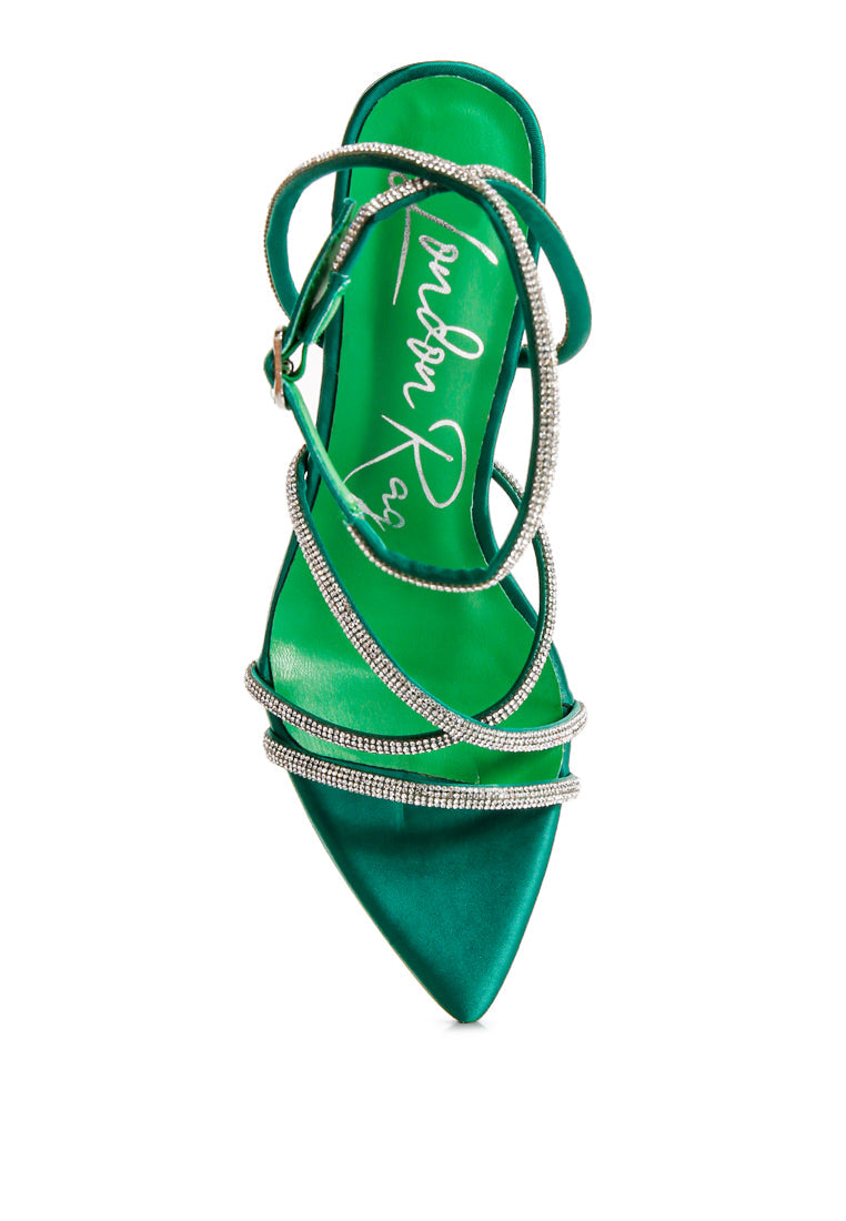 London Rag “Dare Me” Embellished Point Stiletto