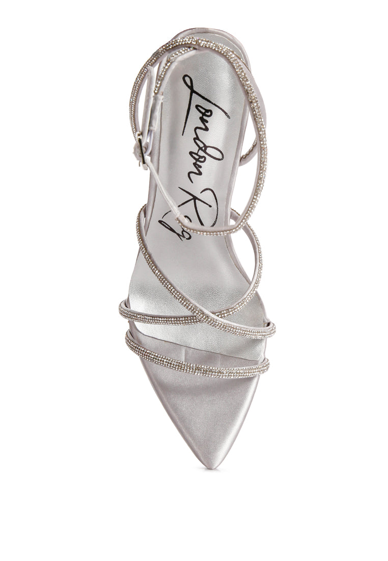 London Rag “Dare Me” Embellished Point Stiletto