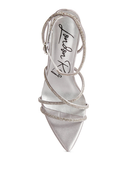 London Rag “Dare Me” Embellished Point Stiletto