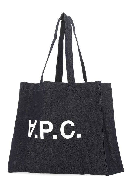A.P.C. Daniela Large Shopping Tote (Dark Denim)