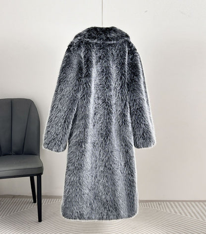 Royal Faux Fur Maxi Coat