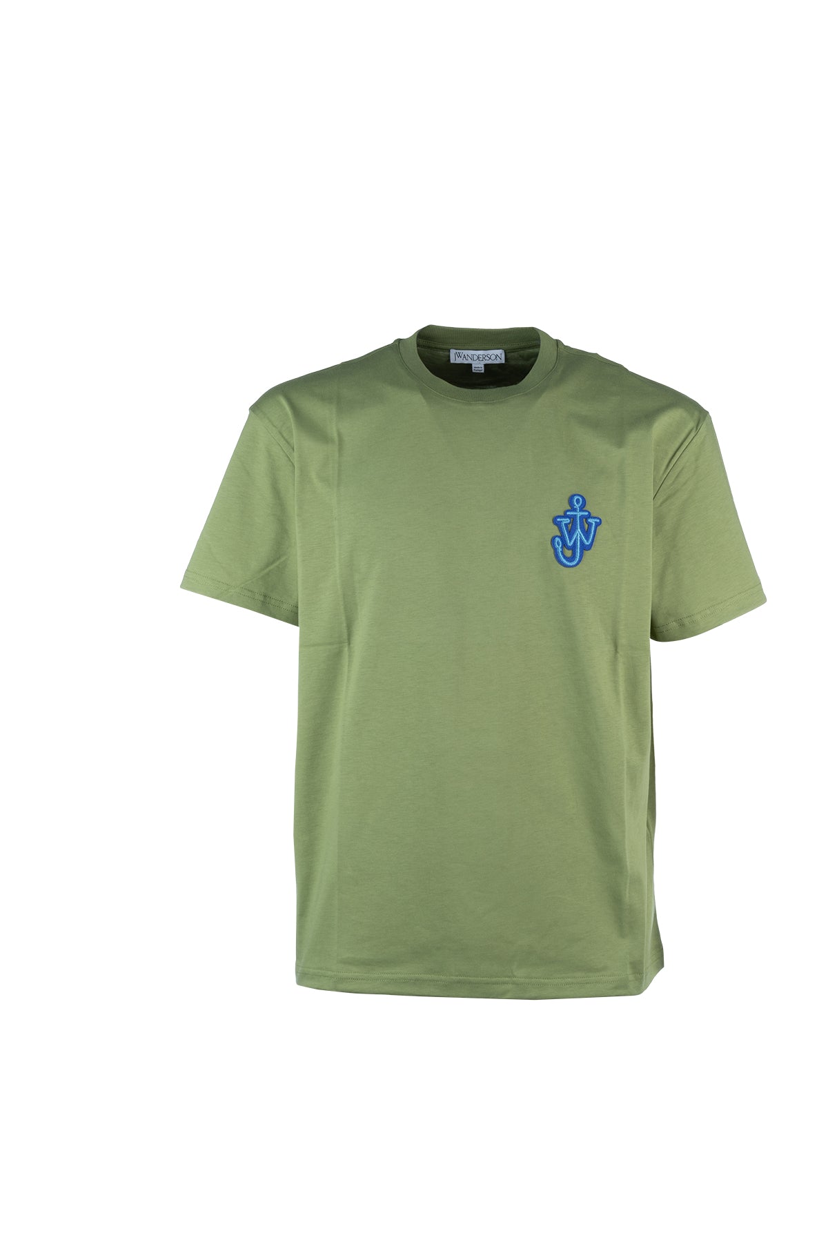 J.W. ANDERSON Men's Anchor Patch T-Shirt (Dark Green)