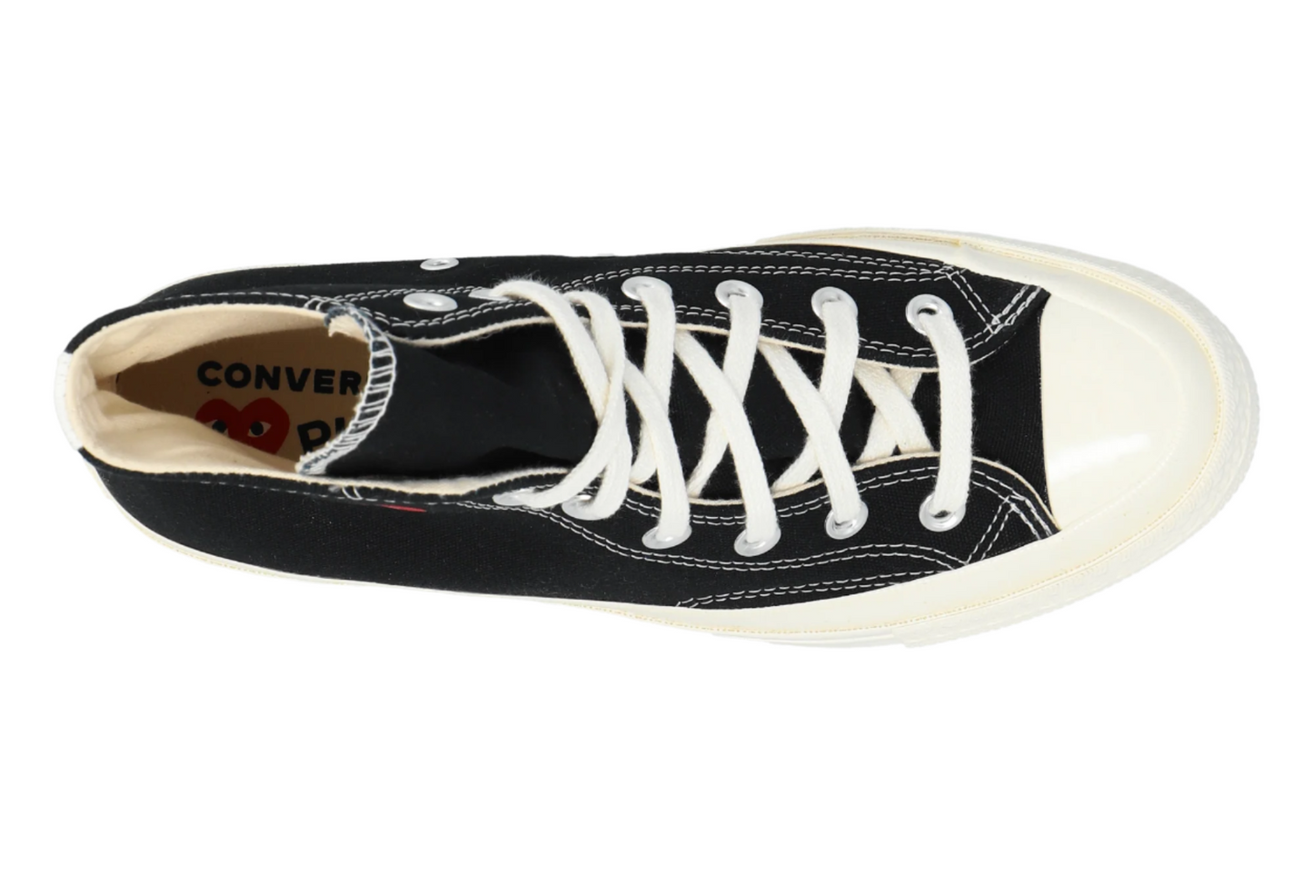 Comme Des Garçons x CONVERSE PLAY '70 Sneakers (Black)