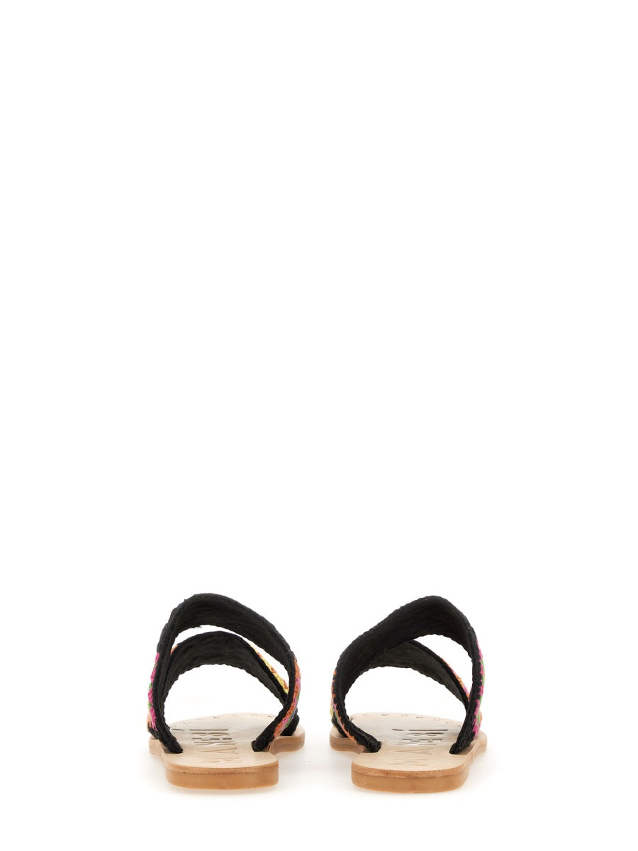 MANEBI 3498110 Sandals (Multi Black)